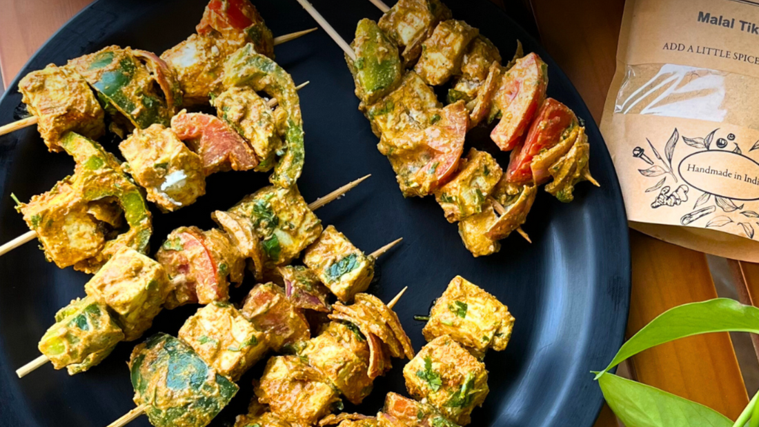 Malai Paneer Tikka Featuring MMasala Box Co's Signature Blend