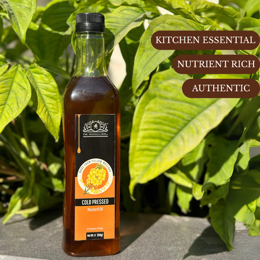 100% Natural Cold Pressed Yellow Mustard Oil- 1 L