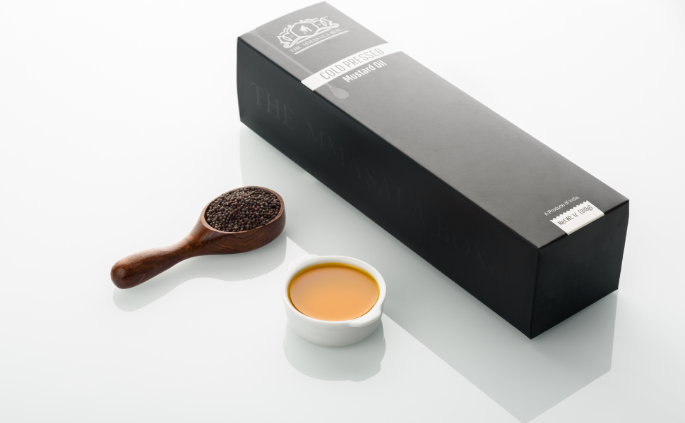 100% Natural Cold Pressed Aged Black Mustard Oil - 1 L