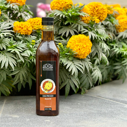 100% Natural Cold Pressed Aged Black Mustard Oil - 1 L