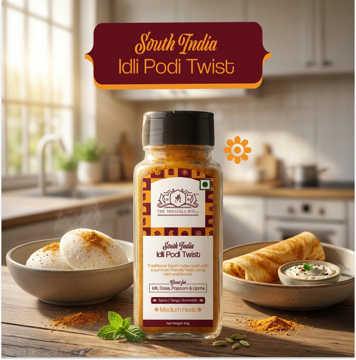 South India Idli Podi Twist