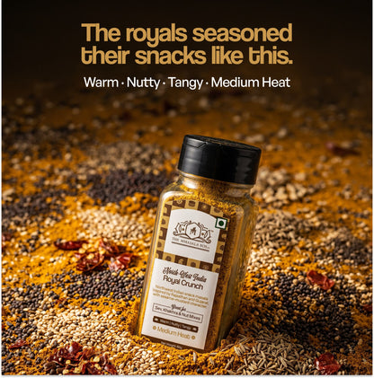 North-West India Royal Crunch Masala with khakhra, sev and mixed nuts by The Mmasala Box Co.