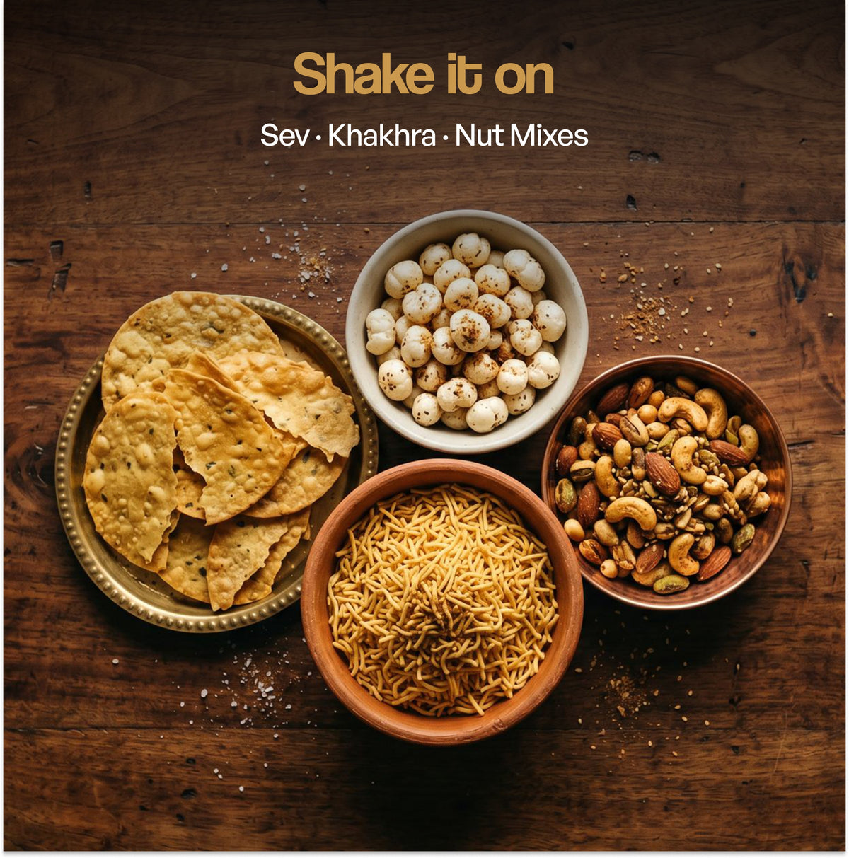 Royal Crunch Masala seasoning for sev, khakhra, makhana and roasted nut mixes