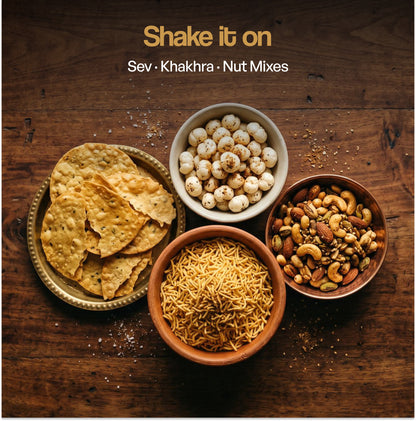 Royal Crunch Masala seasoning for sev, khakhra, makhana and roasted nut mixes
